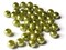 40 12mm Large Hole Pearls Light Green Pearl Beads Round Plastic Pearl Beads